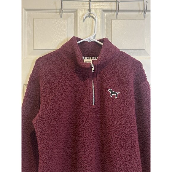 victoria secret Pink Fuzzy Fleece Sweater Size‎ S - Picture 2 of 6